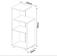 طاولة بيس الجانبية من ارتيلي، بني - ارتفاع 78.5 سم...