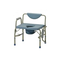 كرسي طبي حمام عريض شديد التحمل بفتحة ودلو داخلي عر...