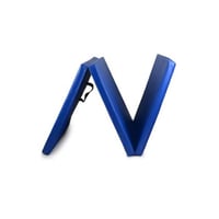 مرتبة تمارين قابلة للطي أزرق مستطيلة مضادة للانزلا...