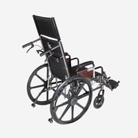 كرسي متحرك ظهر طويل تايواني قابل للطي مع رافع أرجل...