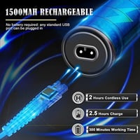 ماكينة حلاقة كهربائية لاسلكية مع شفرات T 15.3×4.1...