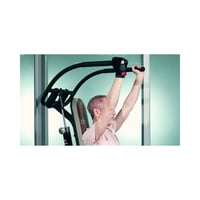 قفاز التأهيل الطبي Li-Fit قماشي/مطاطي أسود مع شريط...