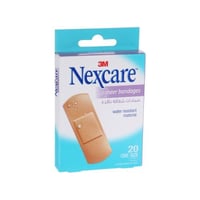 ضمادات لاصقة شفافة Nexcare™ عبوة 20 قطعة | حماية م...