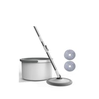 مجموعة ممسحة تنظيف ارضيات دوارة وسهلة التنظيف والع...