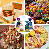 اكياس هدايا رمضان والعيد من كيكسوزيني، 50 قطعة، اك...