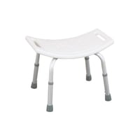 كرسي طبي استحمام بدون ظهر BATH CHAIR JL797 قابل لض...