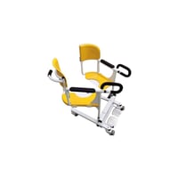 كرسي حمام طبي متحرك بي كير قابل للرفع والتعديل مع...