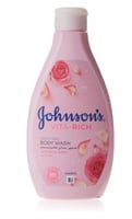 صابون سائل للاستحمام من Johnson's فيتا ريتش مهدئ و...