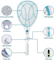 مضرب البعوض الكهربائي من وامبري، قاتل البعوض الكهر...