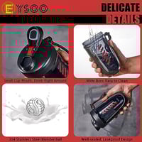 زجاجة خلط بروتين من ايسو® بسعة 20 اونصة، مصنوعة من...