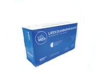 قفازات لاتكس طبية ماليزية 100 قطعة - لاتكس طبيعي،...