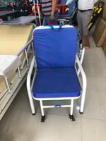 سرير وكرسي مستشفى للمرافقة بي كير قابل للطي بإطار...