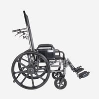 كرسي متحرك ظهر طويل تايواني قابل للطي مع رافع أرجل...