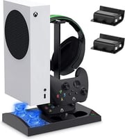 حامل مروحة تبريد متوافق مع Xbox Series S مع بطارية...