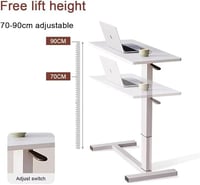 طاولة جانبية على شكل C شولوفس | ارتفاع 70-90 | عجل...