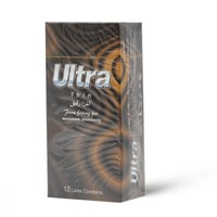 واقي ذكري ألترا رقيق 12 قطعة | لاتكس مرطب برائحة ا...