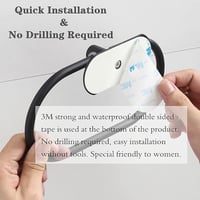 مجموعة أدوات الحمام شووو 4 قطع تركيب على الحائط أس...