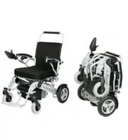 كرسي متحرك كهربائي IDEAL خفيف قابل للطي مقعد 46 سم...