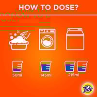 تايد سائل تنظيف العبايات مع لمسة داونى - 2.5 لتر