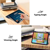 حافظة لجهاز ايباد من الجيل الـ10 مع حامل اقلام من...