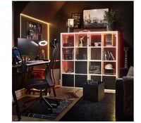 وحدة أرفف KALLAX من IKEA 16 خانة أبيض 147x147 سم ق...