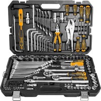 مجموعة أدوات منزلية انجكو 142 قطعة بصندوق متين ومق...