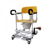 كرسي سحب مريض من على السرير 21 انش أصفر به محرك لل...