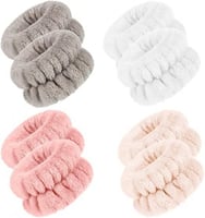 أساور معصم مايكروفايبر من ايناث ماصة للسائل 4 أزوا...