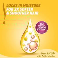 شامبو من صانسيلك لشعر ناعم وانسيابي بالأرجان والبا...