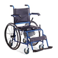 كرسي متحرك JL6928 عرض 45 سم قابل تبديل العجلات بمق...