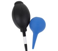 حقنة أذن مطاطية بالشفط 2 قطعة سيليكون لتنظيف الأذن...