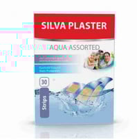 بلاستر شفاف مقاوم للماء سيلفا 30 قطعة لاصق جروح مر...