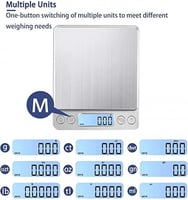 ميزان إلكتروني رقمي دقيق سعة 2000 جرام شاشة رقمية...