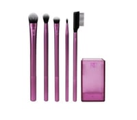 مجموعة فرش مكياج العيون من ريل تكنيك بشعيرات صناعي...