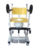 كرسي سحب مريض من على السرير 21 انش أصفر به محرك لل...