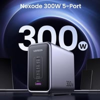 شاحن مكتبي يوجرين نيكسود GaN بـ 4 منافذ USB-C ومنف...