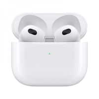 أبل ايربودز مع غطاء شحن لاسلكي، الجيل الثالث، أبيض