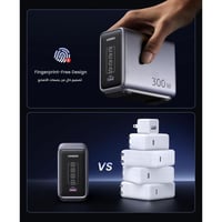 شاحن مكتبي يوجرين نيكسود GaN بـ 4 منافذ USB-C ومنف...