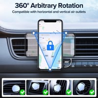 ليكترونك قاعدة شاحن سيارة سريع , وايرليس 15 واط مغ...