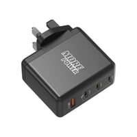 شاحن بيت مور بور 100 واط 3 منفذ PD ومنفذ USB