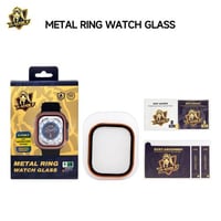 اكس وولف حماية شاشه باطار معدني لساعة ابل الترا -...