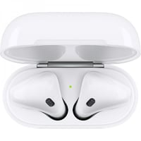 أبل ايربودز مع غطاء، الجيل الثاني، أبيض