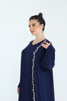 جلابية بتطريز خفيف وانيق