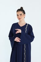 جلابية بتطريز خفيف وانيق