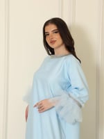 جلابيه سماوي فاتح