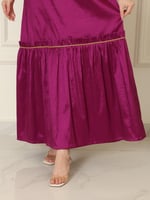 جلابيه فوشي وذهبي