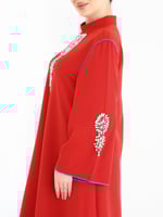 جلابية كريب بتطريز انيق