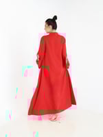 جلابية كريب بتطريز انيق