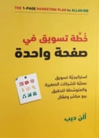 خطة تسويق في صفحه وآحده