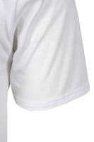 فنايل نص كم دائري ابيض قطن 100%